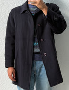 Cappotto artigianale corto in lana