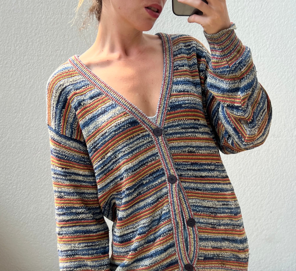 Cardigan in 100% cotone