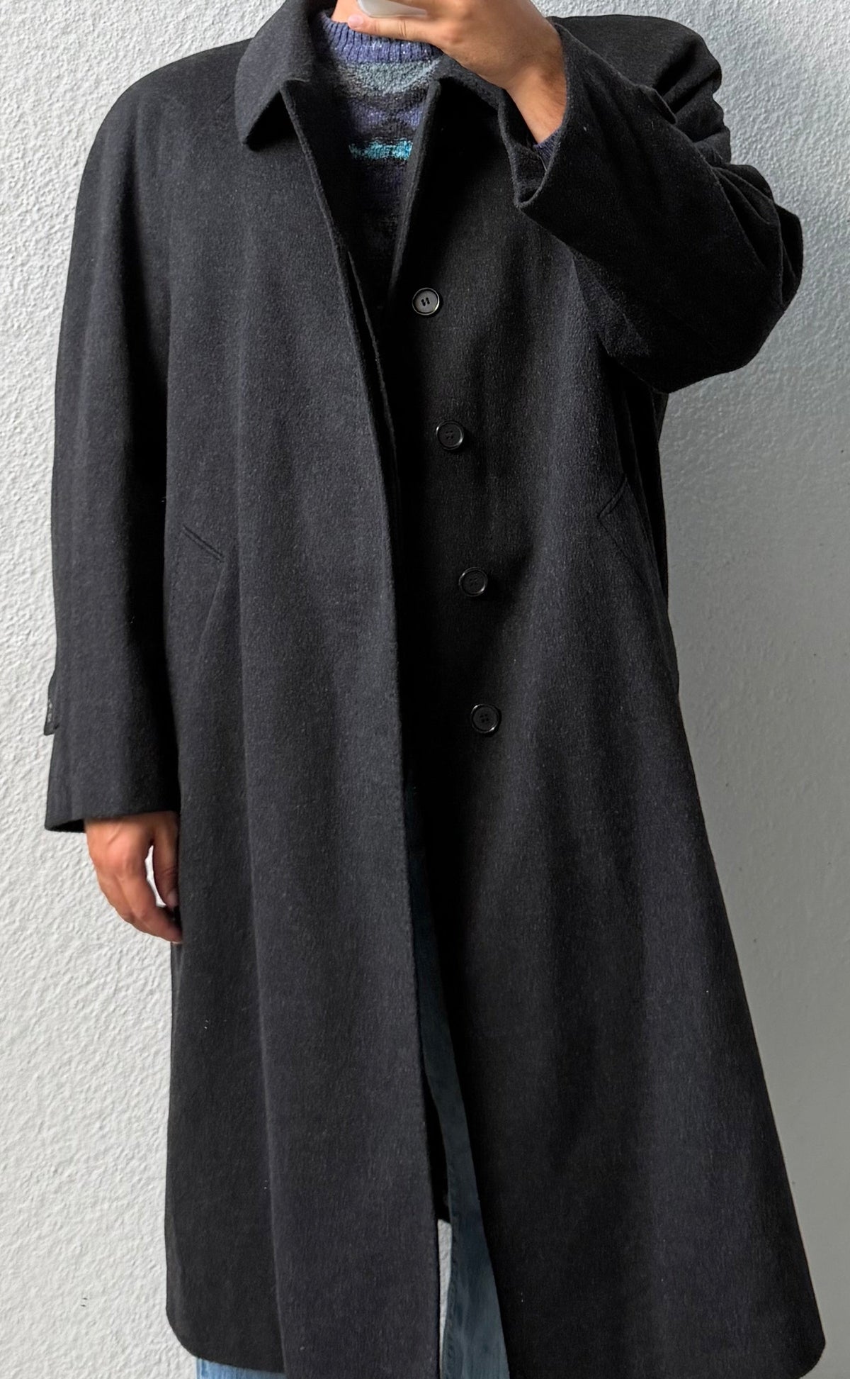 Cappotto in lana di Gianfranco Dini Made in Italy
