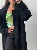 Cappotto Loro Piana in pura lana e cashmere
