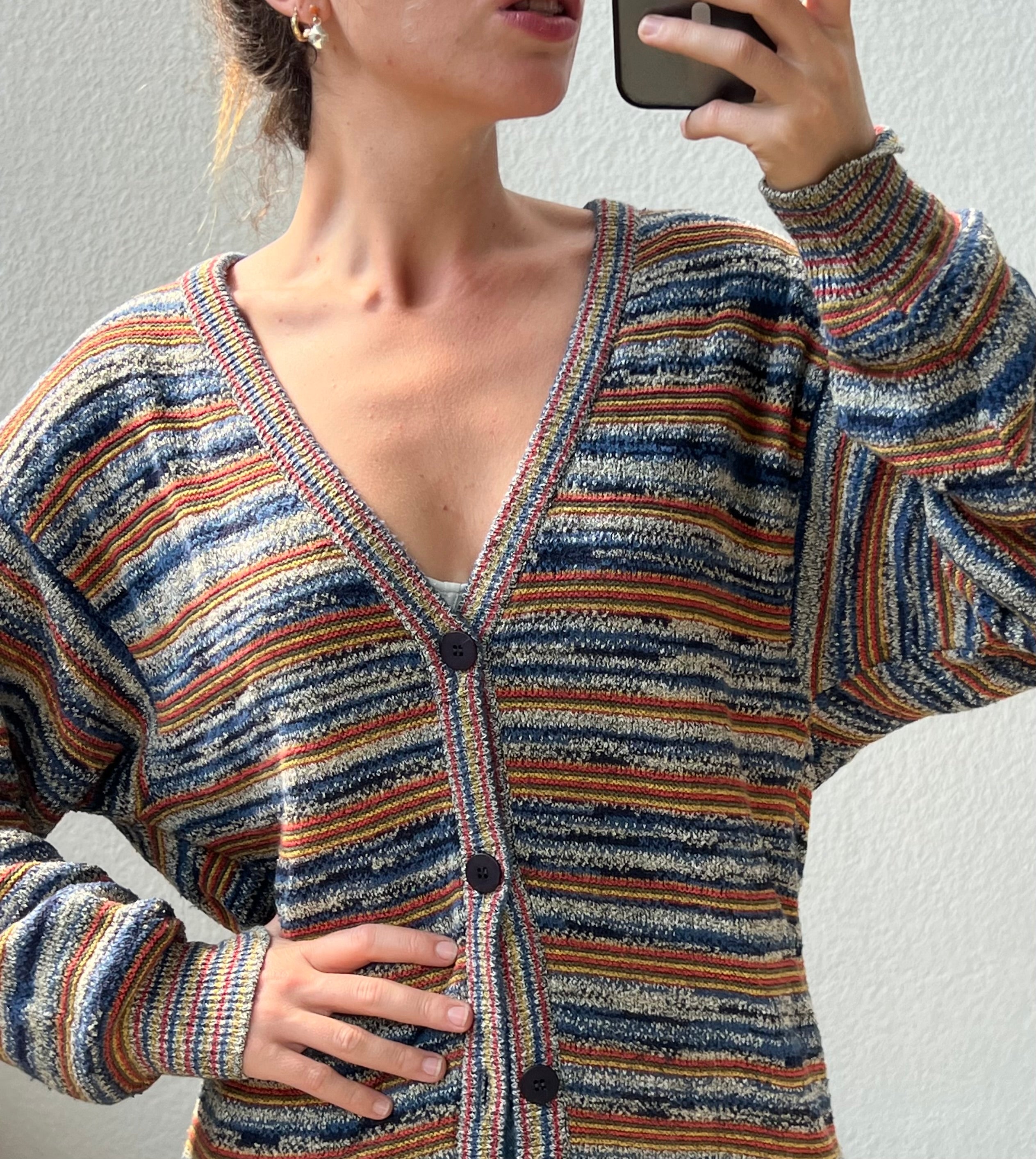 Cardigan in 100% cotone