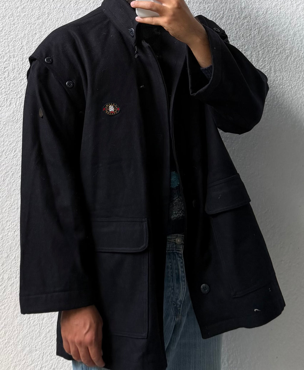 Cappotto corto in lana