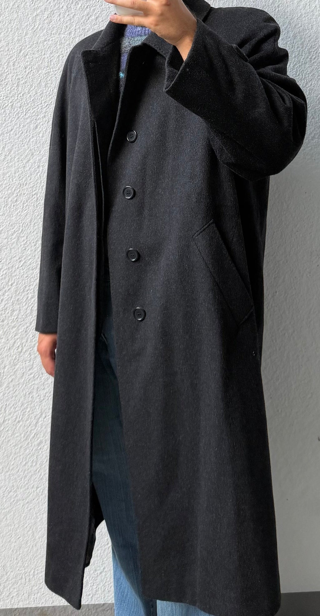 Cappotto in lana di Gianfranco Dini Made in Italy