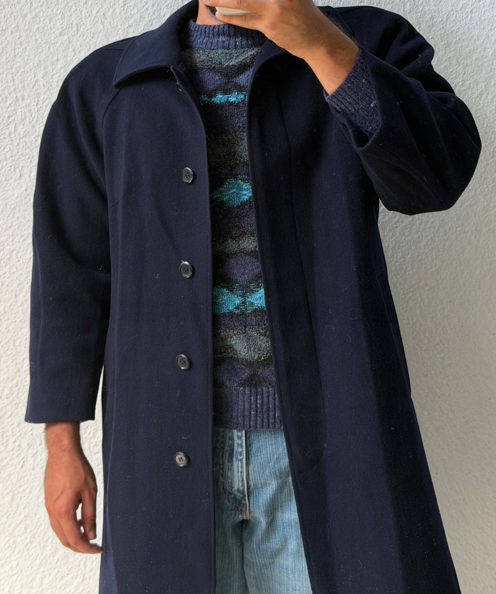 Cappotto artigianale in pura lana