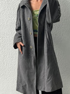 Cappotto in cashmere e lana vergine
