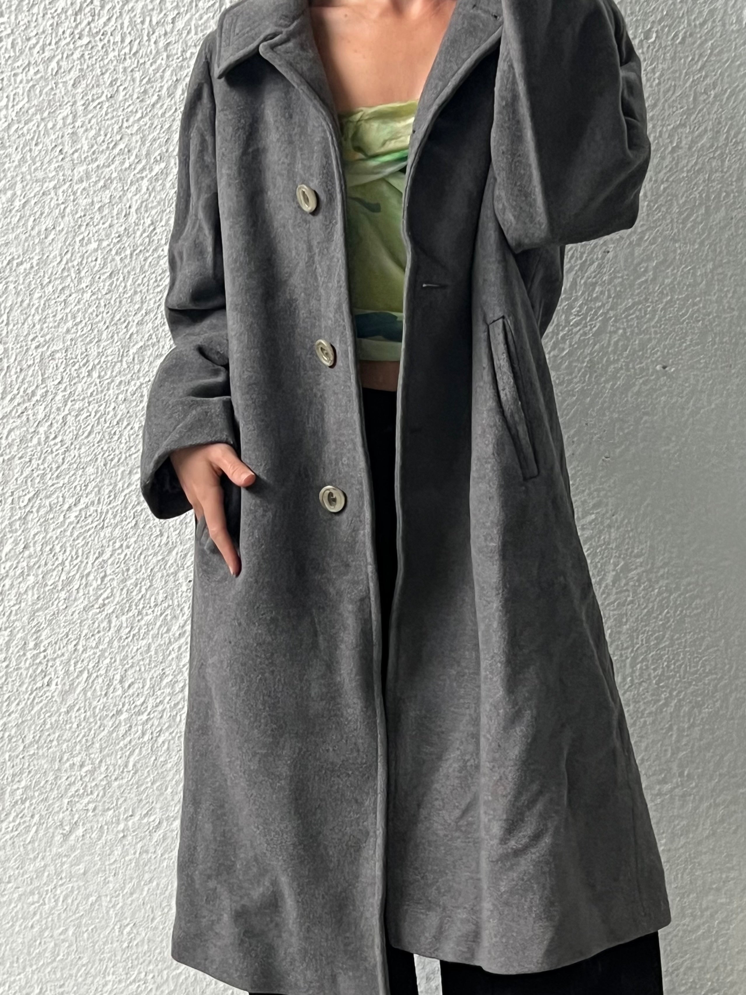 Cappotto in cashmere e lana vergine