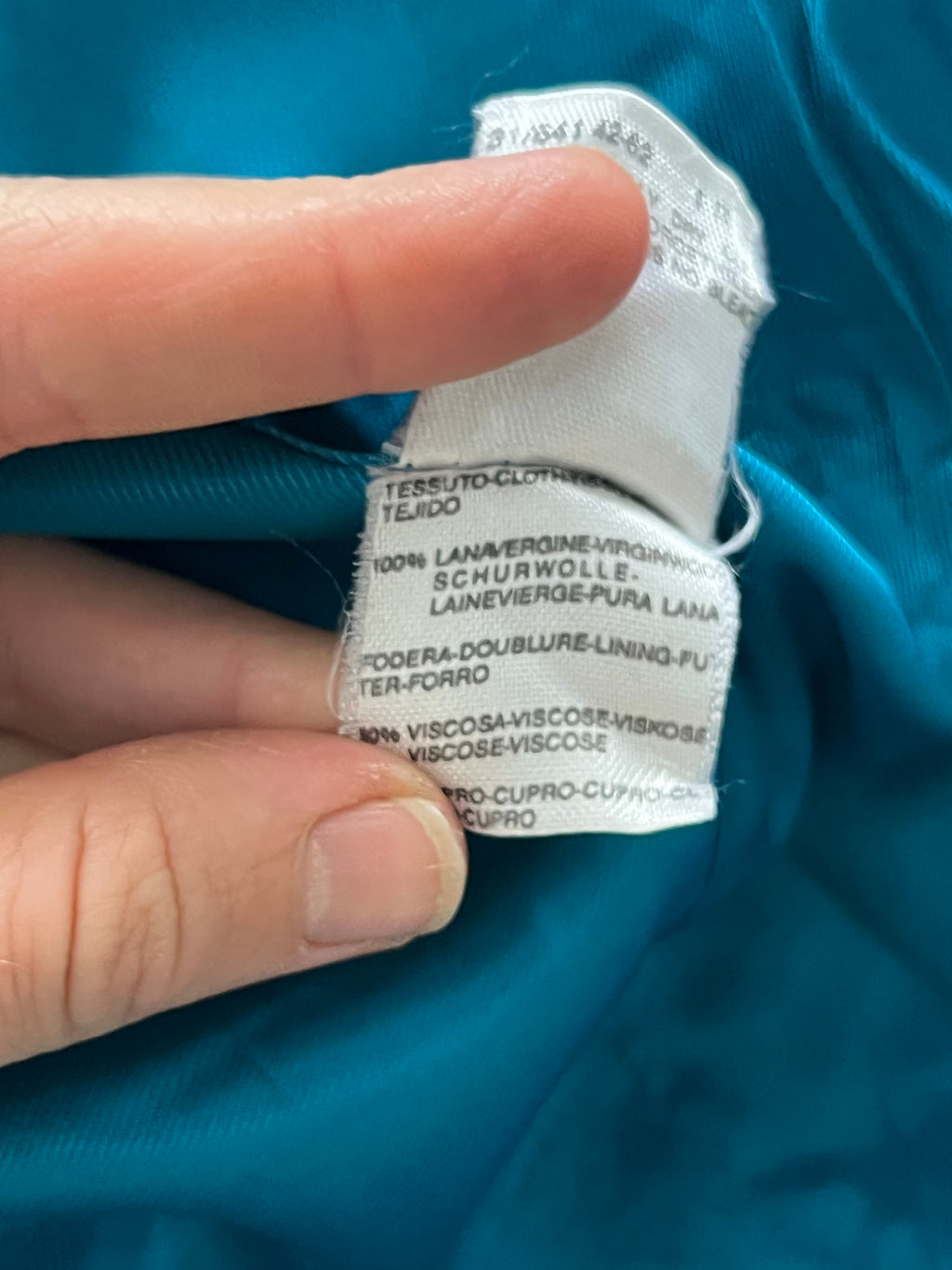 Cappotto in lana vergine