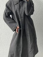 Cappotto in cashmere e lana vergine