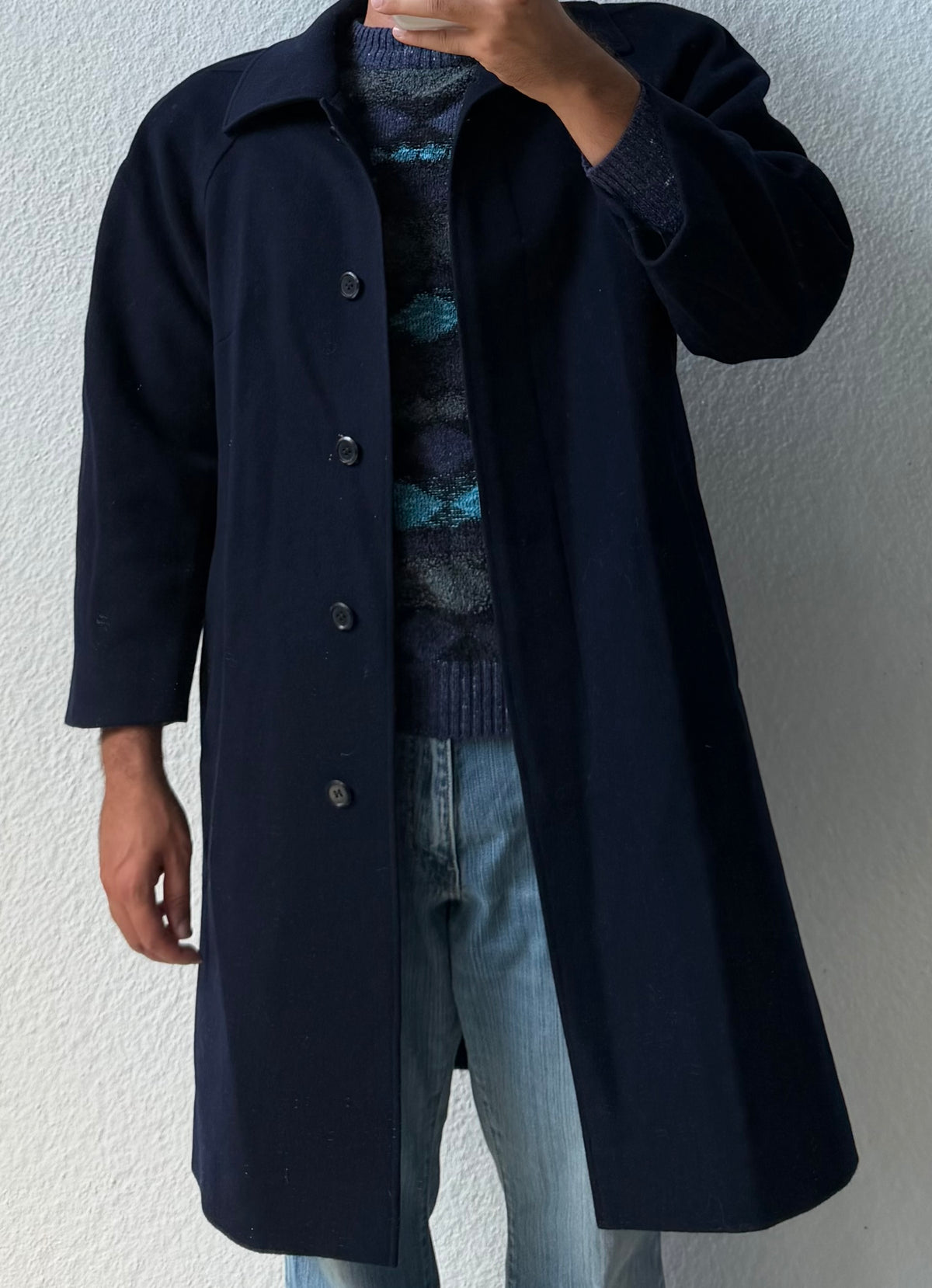 Cappotto artigianale in pura lana