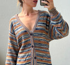 Cardigan in 100% cotone