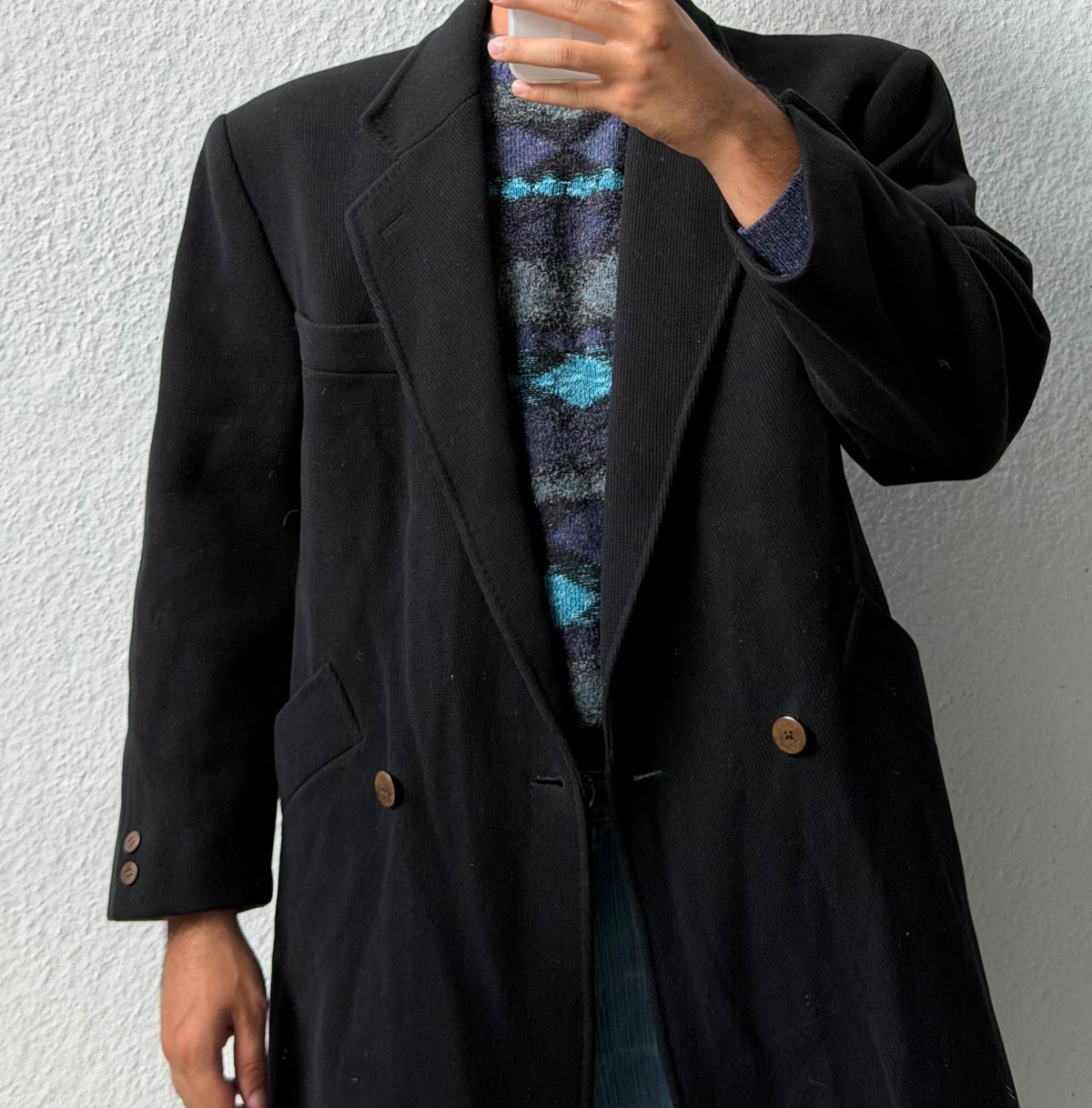 Cappotto misto lana e cashmere
