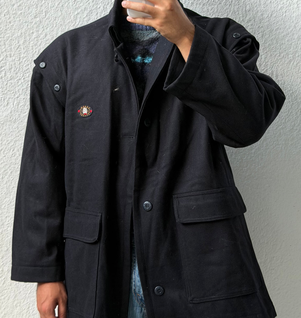 Cappotto corto in lana