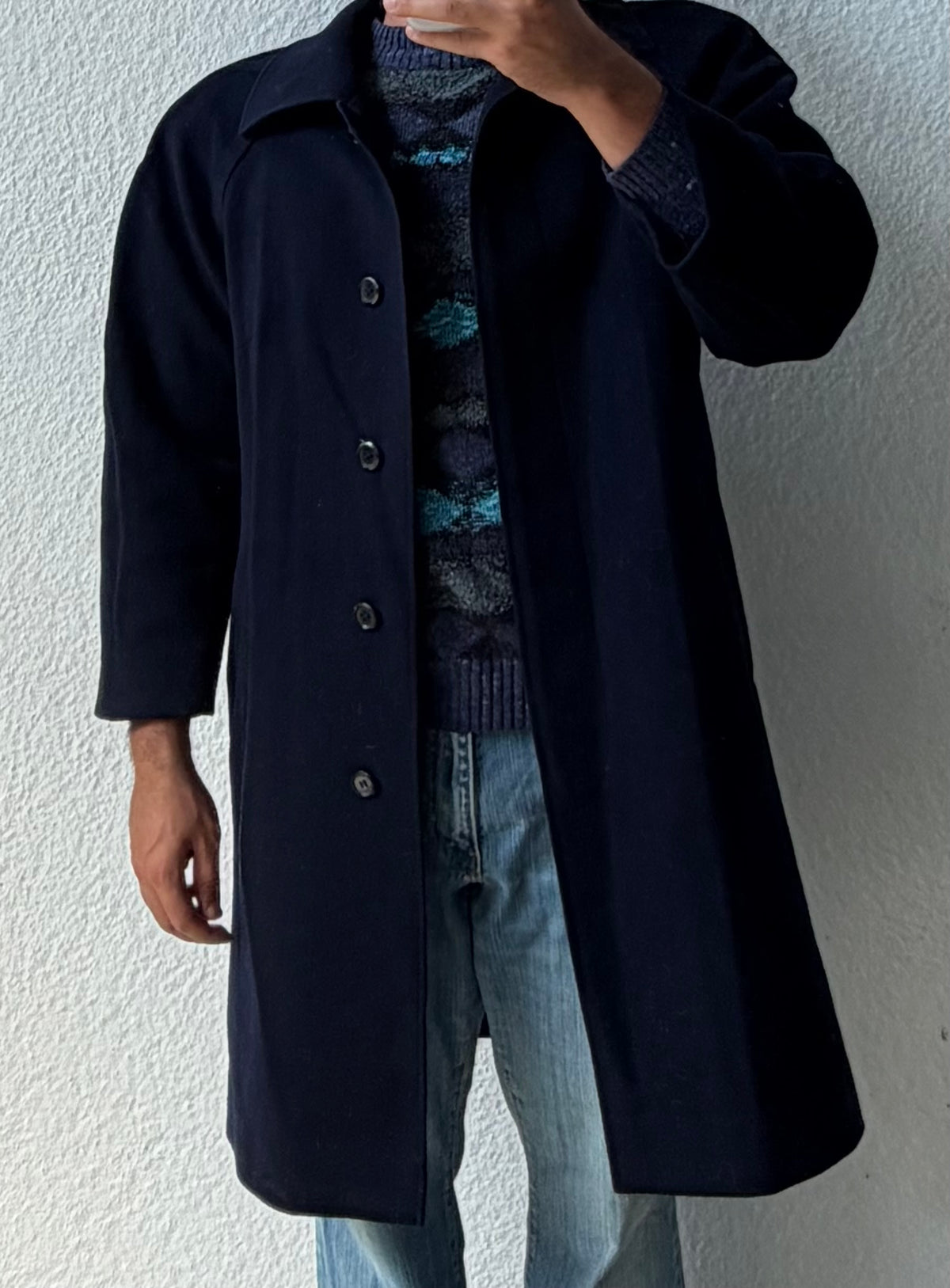 Cappotto artigianale in pura lana