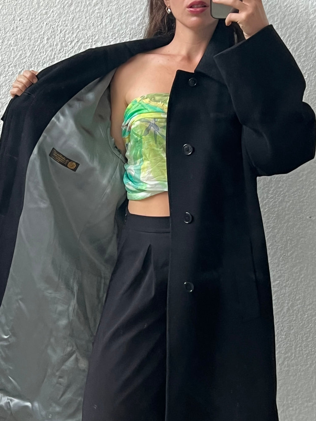 Cappotto Loro Piana in pura lana e cashmere