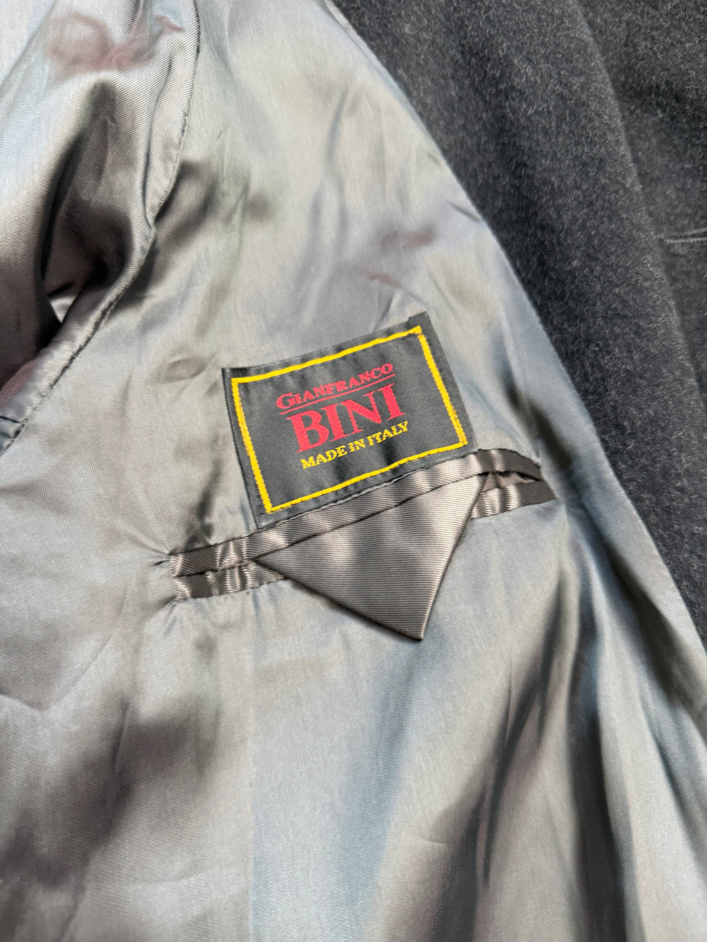Cappotto in lana di Gianfranco Dini Made in Italy