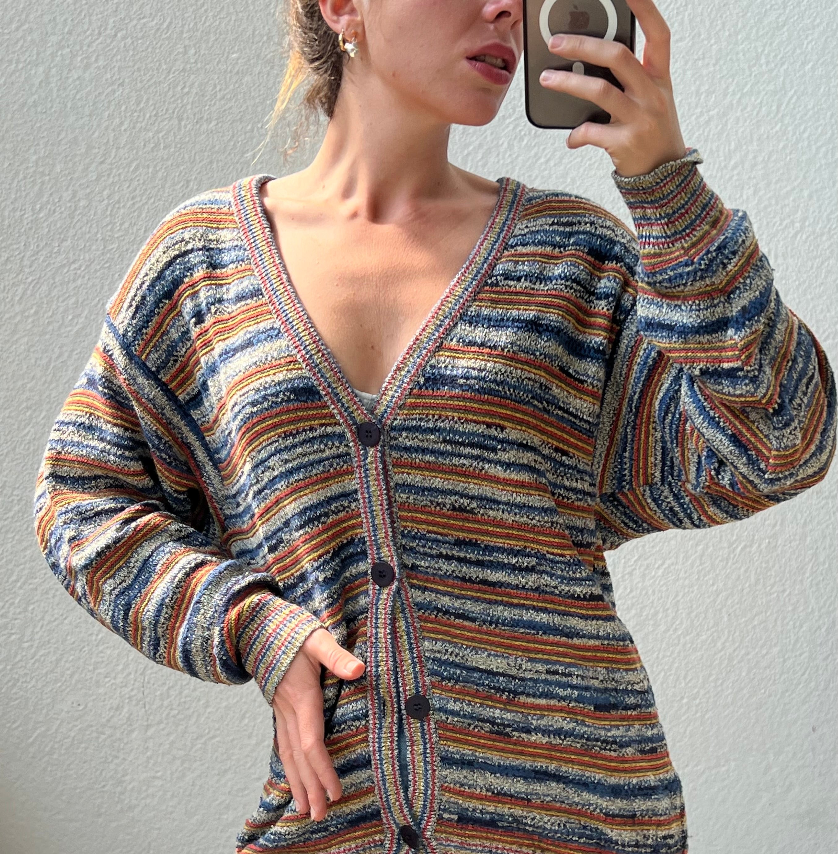 Cardigan in 100% cotone