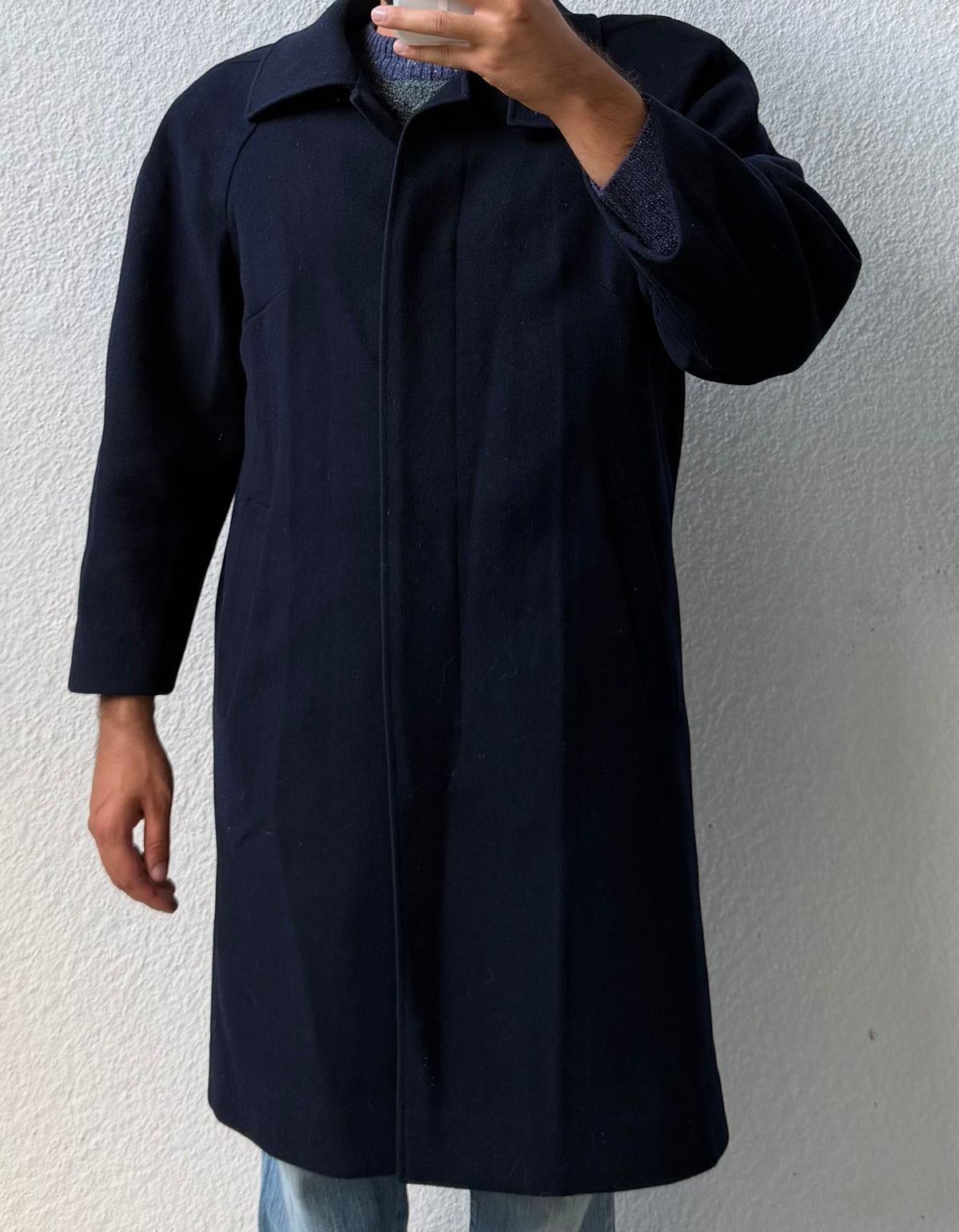 Cappotto artigianale in pura lana