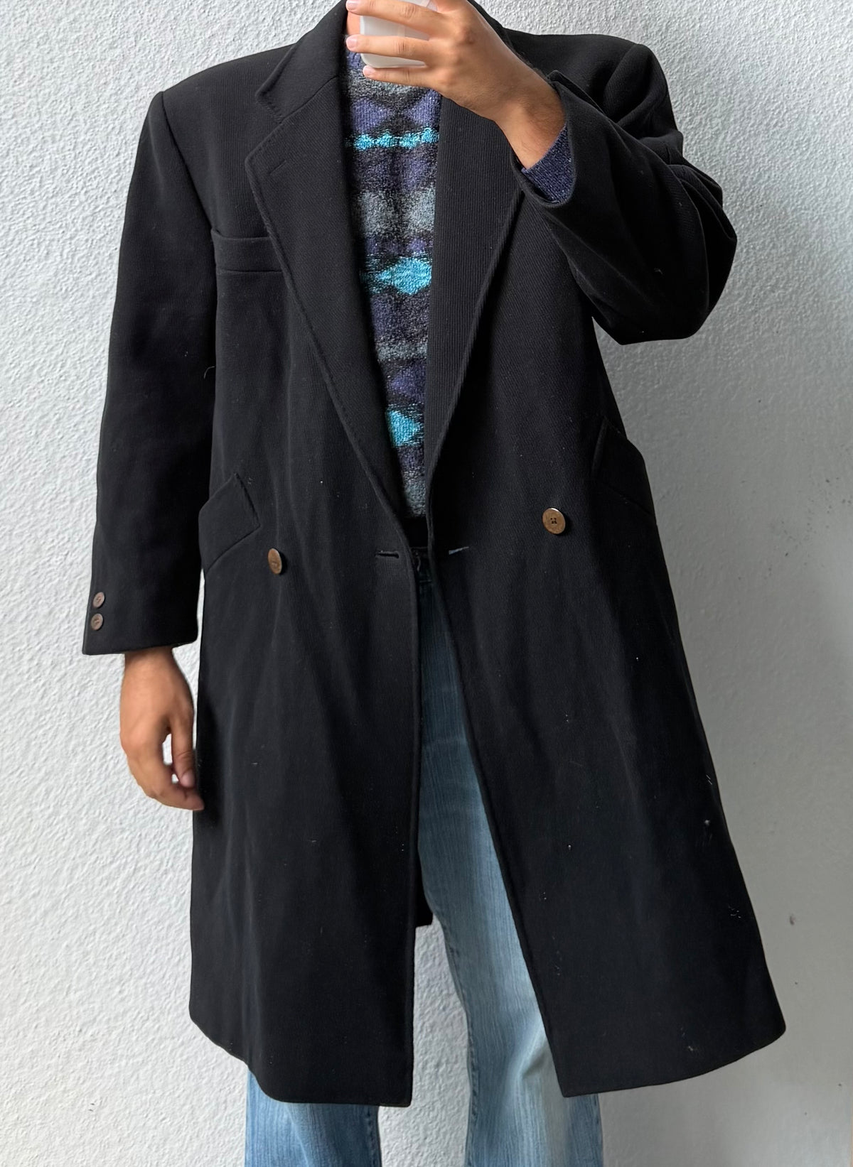Cappotto misto lana e cashmere