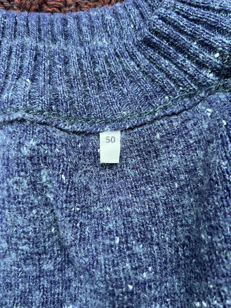 Maglione in lana a quadri