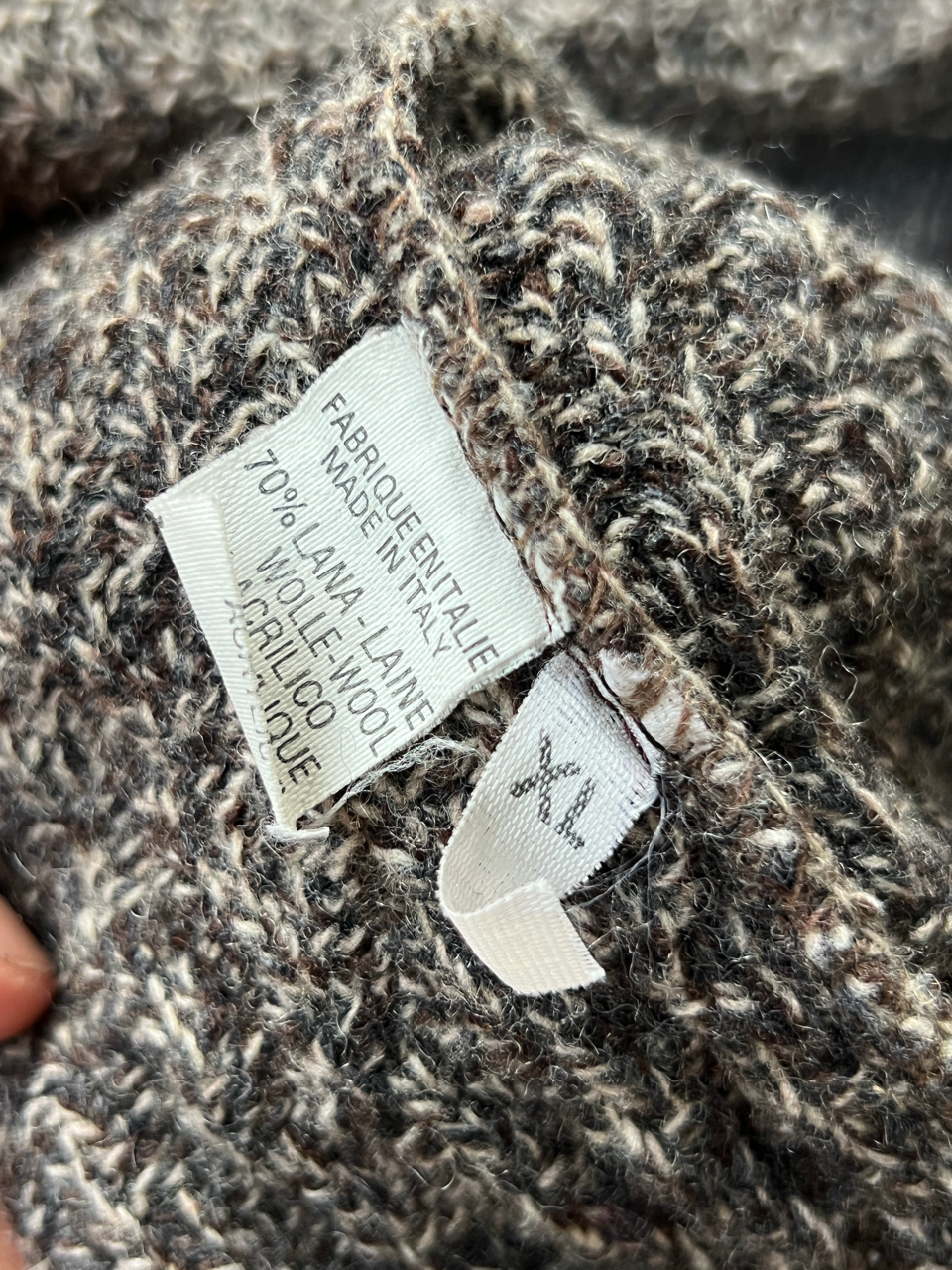Maglione in lana Made in italy