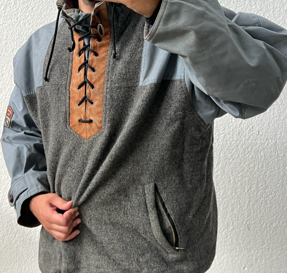 Maglione in pura lana da sci vintage