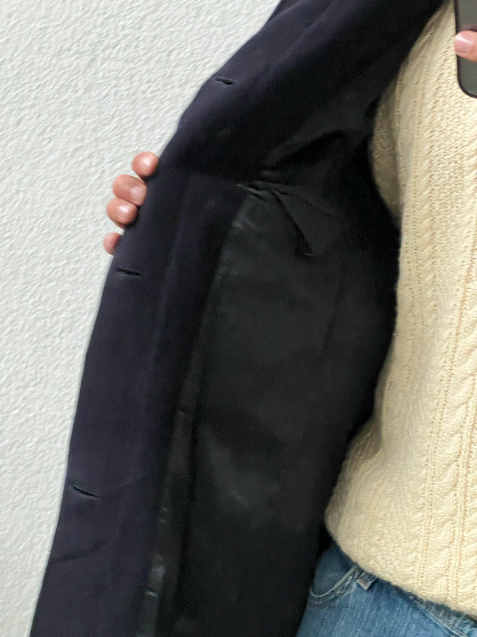 Cappotto in lana vergine