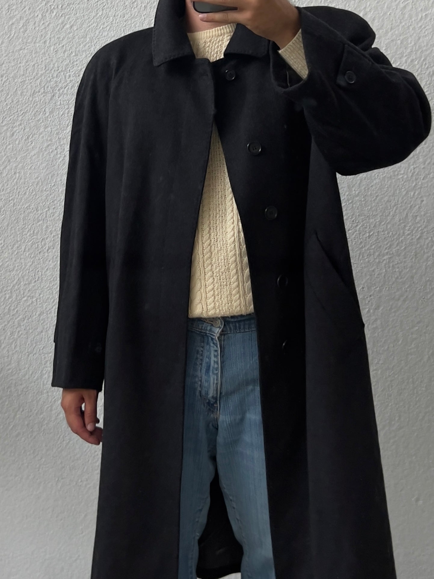 Cappotto in lana di Gianfranco Dini Made in italy