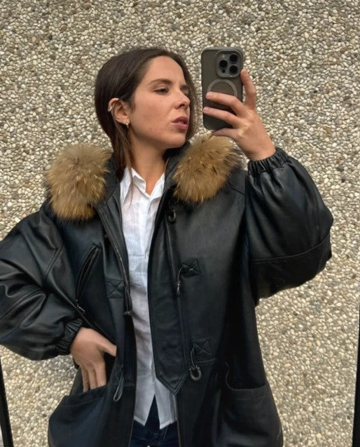 Black Leather Jacket - Archive 2000's