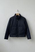 Bomber navy imbottito zip su gruccia